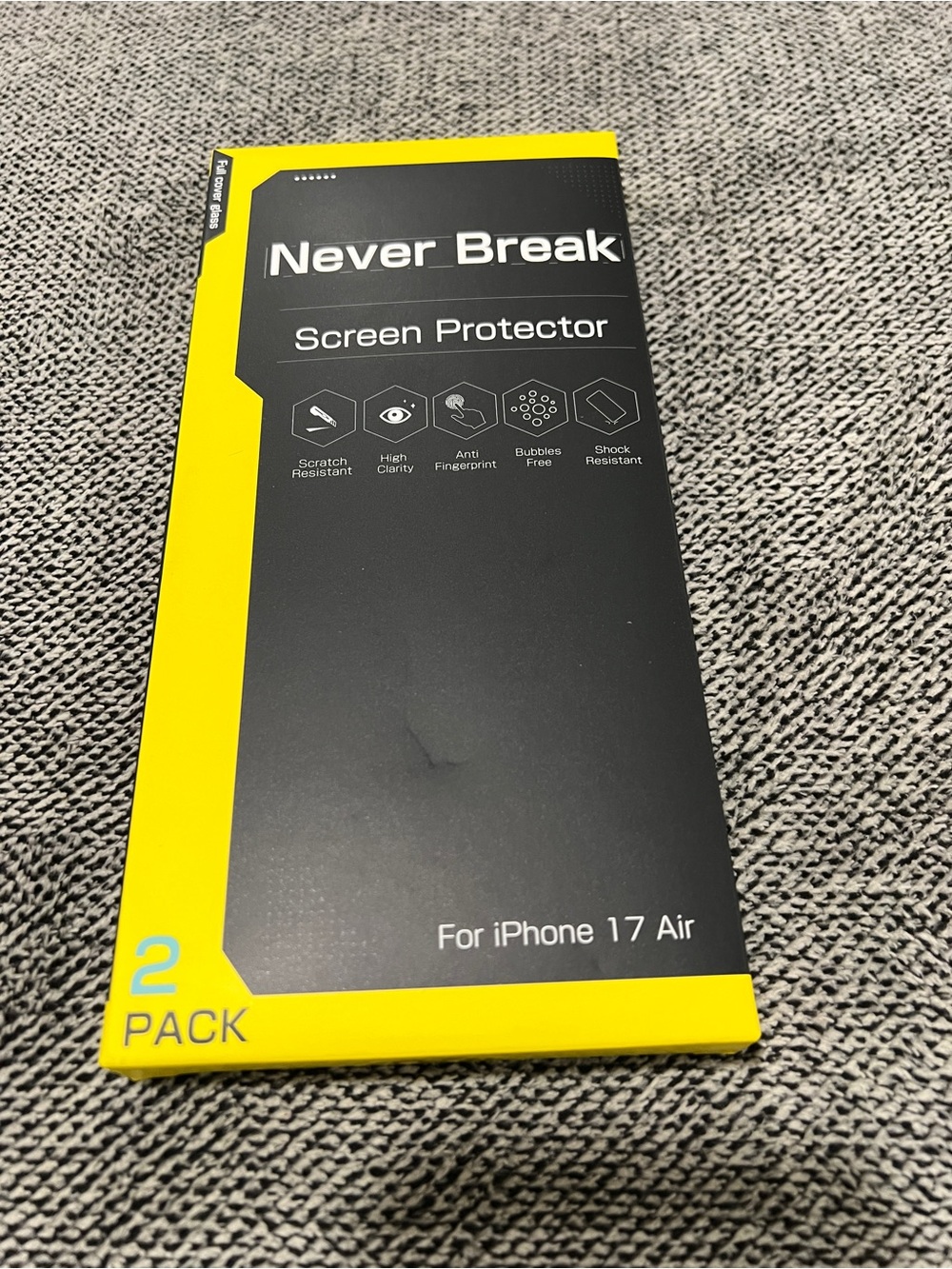 Zeniss Screen Protector for iPhone 17 Air - 2 Pack
